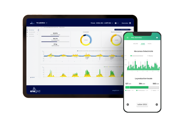 EnoPower, logiciel pour gérer l'autoconsommation collective