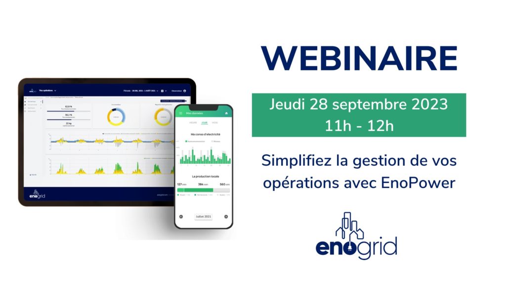 Replay du webinaire sur le logiciel EnoPower