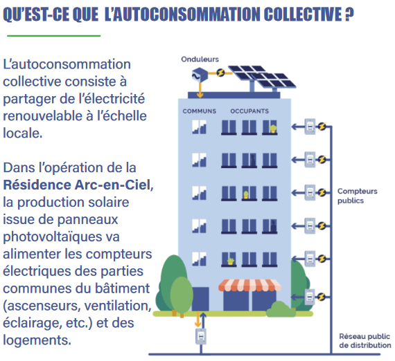 Qu'est ce que l'autoconsommation collective en logement social ?