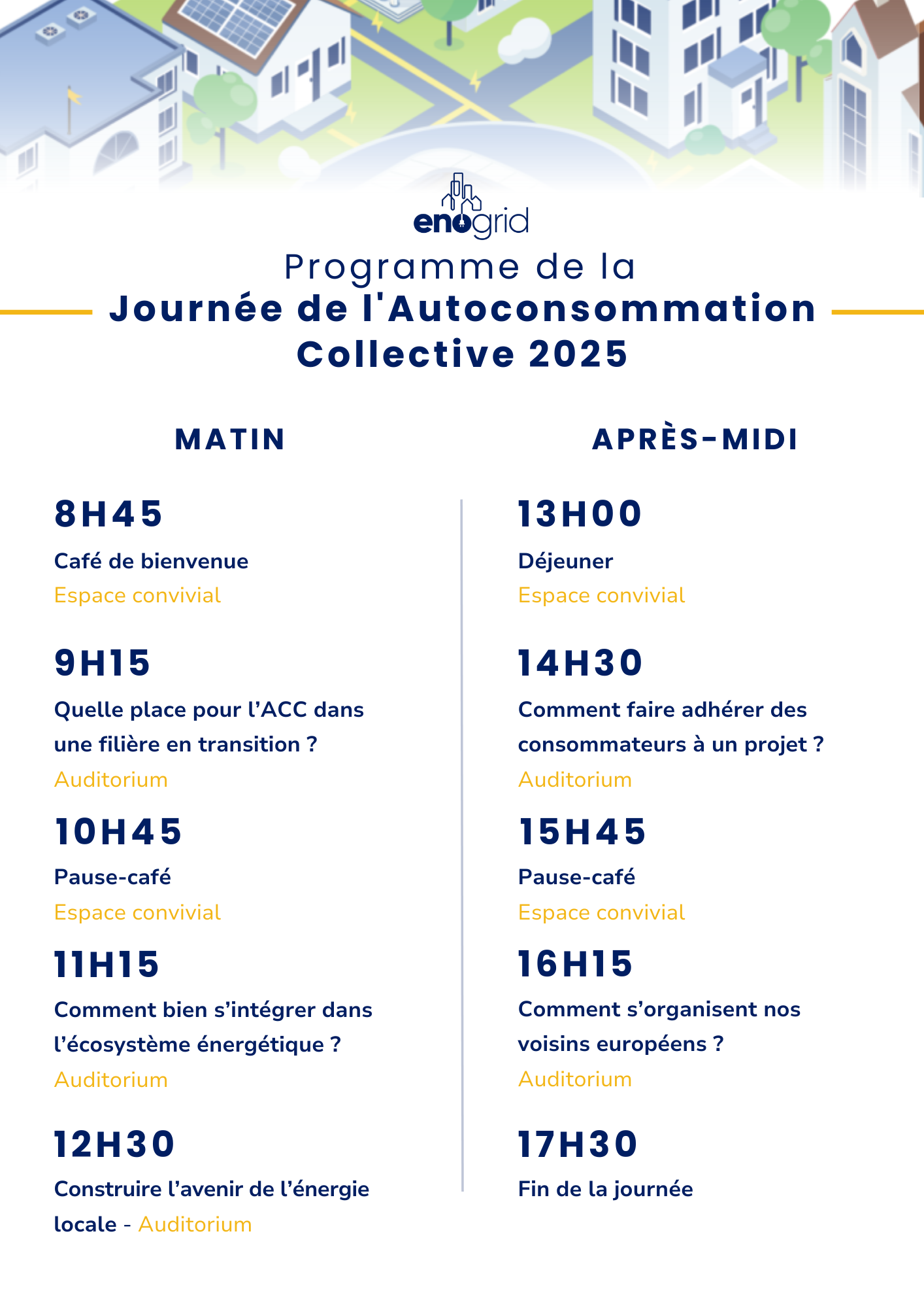 Programme journée autoconsommation collective 2025