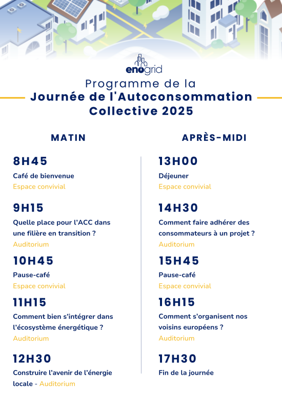 Programme journée autoconsommation collective 2025