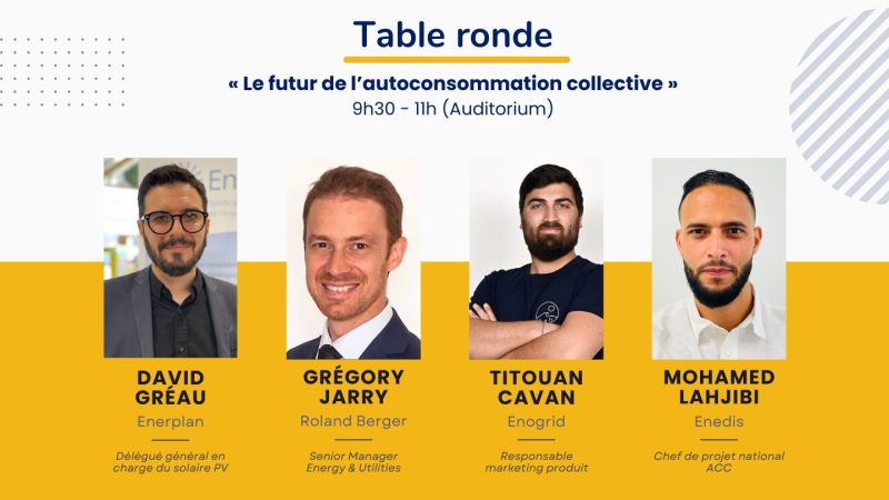 Table ronde sur le futur de l'autoconsommation collective, 4 juin 2024