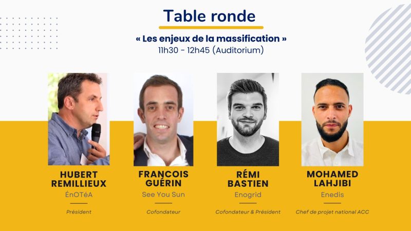 Table ronde sur la massification de l'autoconsommation collective, 4 juin 2024