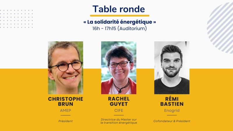 Table ronde sur la solidarité énergétique en autoconsommation collective, 4 juin 2024