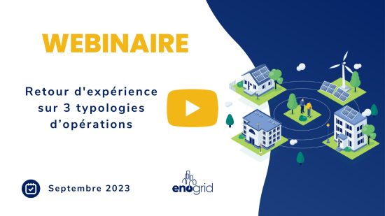 Replay du webinaire : Retour d'expérience sur 3 typologies d'opérations d'autoconsommation collective
